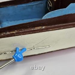 Vintage Boat Cruiser Outboard Wooden Boat 22 (No Motor) For Parts/Repair