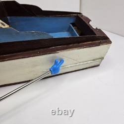 Vintage Boat Cruiser Outboard Wooden Boat 22 (No Motor) For Parts/Repair