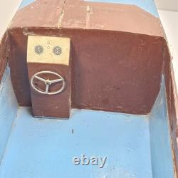 Vintage Boat Cruiser Outboard Wooden Boat 22 (No Motor) For Parts/Repair