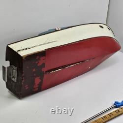 Vintage Boat Cruiser Outboard Wooden Boat 22 (No Motor) For Parts/Repair