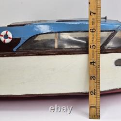 Vintage Boat Cruiser Outboard Wooden Boat 22 (No Motor) For Parts/Repair