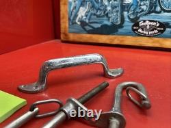 Vintage Boat Hardware Cleet Parts Lot Handle Tie Off U Bolt Clip Stainless Deck
