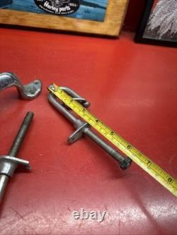 Vintage Boat Hardware Cleet Parts Lot Handle Tie Off U Bolt Clip Stainless Deck