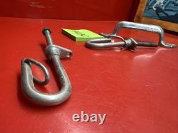 Vintage Boat Hardware Cleet Parts Lot Handle Tie Off U Bolt Clip Stainless Deck