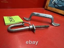 Vintage Boat Hardware Cleet Parts Lot Handle Tie Off U Bolt Clip Stainless Deck