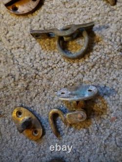 Vintage Boat Hatch Parts Brass