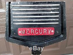 Vintage Boat Motor Stand Mercury Chrysler Cast Aluminum Metal Display