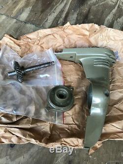 Vintage Boat Part 1974 Johnson Outboard Four 4 HP Engine Lower Unit Skeg Parts