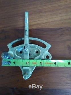 Vintage Boat Part, THROTTLE CONTROL, Brass/Bronze, 5 Tall, by 3 1/2 Wide