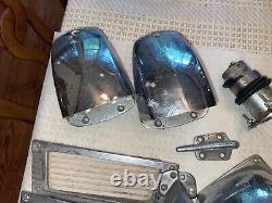 Vintage Boat Parts cleats lights emblems