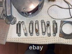 Vintage Boat Parts cleats lights emblems