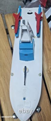 Vintage Boat Rocket Launcher Ship Toy Leningrad Batt. Operated Soviet Cccp Parts