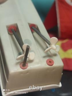 Vintage Boat Rocket Launcher Ship Toy Leningrad Batt. Operated Soviet Cccp Parts