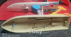 Vintage Boat Rocket Launcher Ship Toy Leningrad Batt. Operated Soviet Cccp Parts