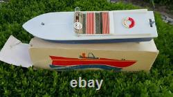 Vintage Boat Rocket Launcher Ship Toy Leningrad Batt. Operated Soviet Cccp Parts