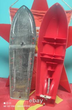 Vintage Boat Ship Norma 1969 Marrine Gard Toy Ussr Russia Batt. Oper. Parts