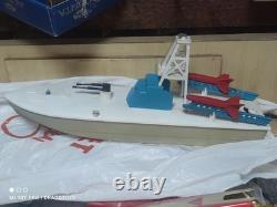 Vintage Boat Ship Norma 1969 Marrine Gard Toy Ussr Russia Batt. Oper. Parts