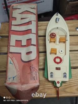 Vintage Boat Ship Norma 1969 Marrine Gard Toy Ussr Russia Batt. Oper. Parts