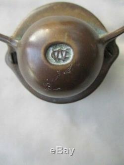 Vintage Boat, Ship Part, BRONZE 140 Degree WHITE DECK LIGHT, 2 3/4 Tall x 3 Wide