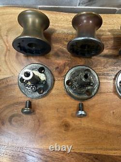 Vintage Boat Winches Set Of 6 As For Parts Or Repairs Bronze Anchor