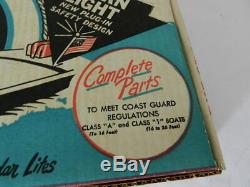 Vintage Boat-lite Kit By Burgess- Nos- Vintage Boat Parts-vintage Boat Light Kit