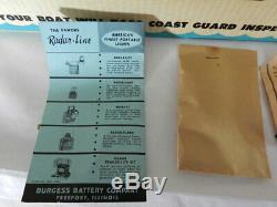 Vintage Boat-lite Kit By Burgess- Nos- Vintage Boat Parts-vintage Boat Light Kit