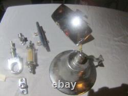 Vintage Boating Lot Marine Chrome Parts Mirror Bell Rope Guide and more