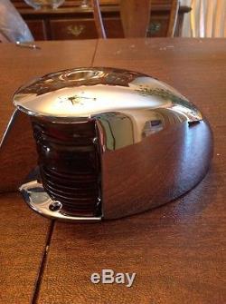 Vintage Bow Light 220A Rechromed Jan. 15 rewired Boat