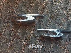 Vintage Bow Light/handle and matching Attwood deck cleats