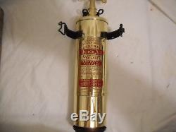 Vintage Brass General Quick-aid Extinguisher Chris-craft 1952 1955