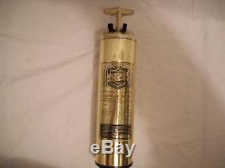 Vintage Brass General S-o-s Fire Guard Fire Extinguisher -chris-craft 1937-1939
