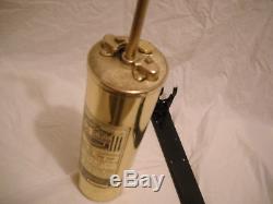 Vintage Brass General S-o-s Fire Guard Fire Extinguisher -chris-craft 1937-1939