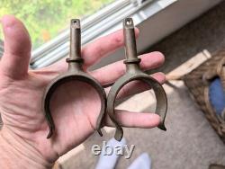 Vintage Brass Oar Locks Pair Rowboat Curve Nautical Boat Parts Marine Antique Vintage Brass Oar Locks Pair Rowboat Curve Nautical Boat Parts Marine Antique