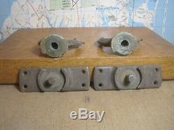 Vintage Brass Oar Locks & Swivel Sockets Boat Hardware Restoration Parts