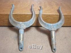 Vintage Brass Oar Locks Wilcox Crittenden NOS Boat Hardware Restoration Parts