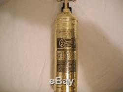Vintage Brass Pyrene Fire Extinguisher With Mounting Bracket 1931 1939