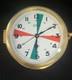 Vintage Brass Ships Clock Stockburger Made In Germany Good Condition Boat Parts