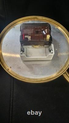 Vintage Brass Ships Clock Stockburger Made In Germany Good Condition Boat Parts