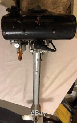 Vintage British Seagull Forty Plus Boat Outboard Motor Nice