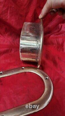 Vintage Bronze 8 Oval Hawse Pipe Hole Thru Bulwark Fairlead Big Boat Parts