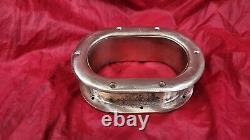 Vintage Bronze 8 Oval Hawse Pipe Hole Thru Bulwark Fairlead Big Boat Parts