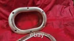 Vintage Bronze 8 Oval Hawse Pipe Hole Thru Bulwark Fairlead Boat Parts Chock