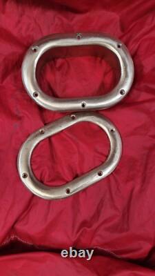 Vintage Bronze 8 Oval Hawse Pipe Hole Thru Bulwark Fairlead Boat Parts Chock