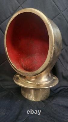 Vintage Bronze Cowl Vent Deck Vent, Dorade Boat Ventilation Classic Boat Parts