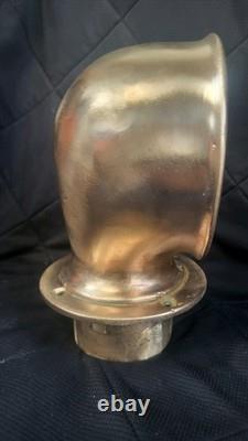 Vintage Bronze Cowl Vent Deck Vent, Dorade Boat Ventilation Classic Boat Parts