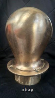 Vintage Bronze Cowl Vent Deck Vent, Dorade Boat Ventilation Classic Boat Parts