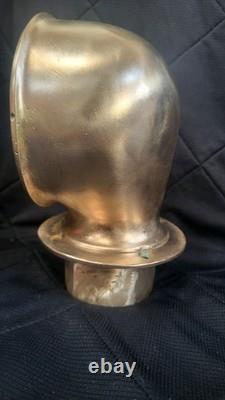 Vintage Bronze Cowl Vent Deck Vent, Dorade Boat Ventilation Classic Boat Parts