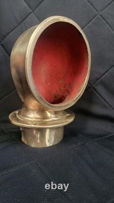 Vintage Bronze Cowl Vent Deck Vent, Dorade Boat Ventilation Classic Boat Parts