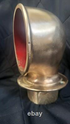 Vintage Bronze Cowl Vent Deck Vent, Dorade Boat Ventilation Classic Boat Parts