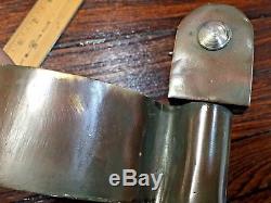 Vintage Bronze Fixed Mast, Boom Gooseneck 4 1/2 ID 2 1/8 Strap